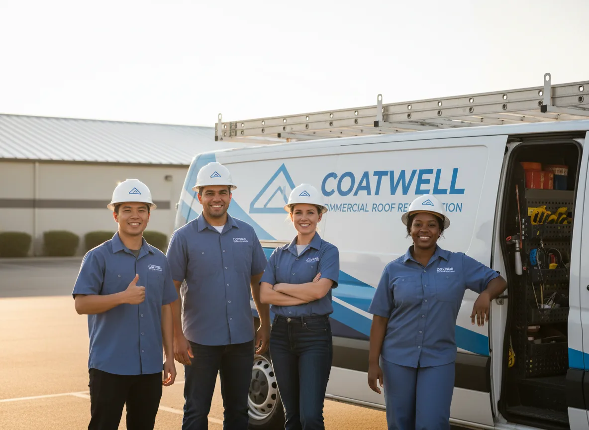Commercial roof coating company in Coggon, IA