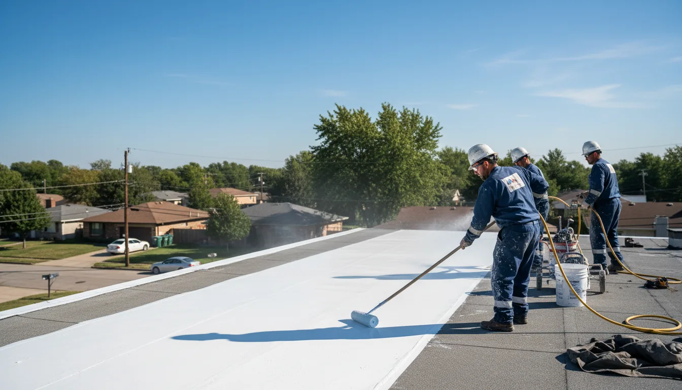 Commercial roof coating in Coggon, IA near me